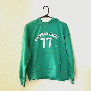 NWT American Eagle Green Sweatshirt Hoodie